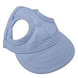 Tnfeeon Haustier Baseballmütze, Hund Katze Outdoor Sunbonnet mit Ohrlöchern...