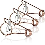 com-four® 3X Wühlmausfalle bayrische Form aus verkupfertem Stahldraht, ca. 15,5 x 8 x...