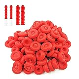 50 stücke Caulk Tip Covers Caulking Sleeves Sealing Cover Barrel Mouth Protective Sleeve...