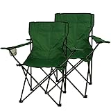 Nexos 2-er Set Angelstuhl Anglerstuhl Faltstuhl Campingstuhl Klappstuhl mit...