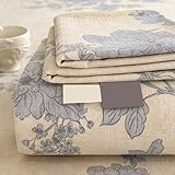 ZCXRYFL Dickes Leintuch Weiche Baumwolle BettwäSche Small Single Super King Bettlaken...