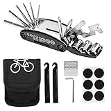 Fahrradwerkzeug Reparatur Set 16 in 1 Multifunktionales Fahrrad Werkzeug Set mit...