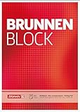 Brunnen 1052728 Briefblock / Schreibblock / Der Brunnen Block (A4, kariert, 50...