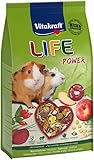 Vitakraft Life Power, Hauptfutter für Meerschweinchen, mit Apfel und Roter Beete, mit...