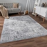 Paco Home Teppich Wohnzimmer Schlafzimmer Kurzflor rutschfest Weich Vintage Orientalisch...