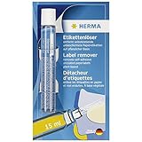 HERMA 1265 Klebstoffentferner Etikettenentferner Stift 15 ml, Kleberlöser Etikettenlöser...