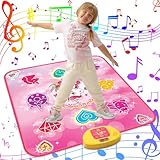 ZWOOS Tanzmatte für Kinder ab 3-12+ Jahre, Beleuchtete Tanzmatte Spielzeug Kinder,...