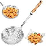 HEKOBAG Schaumlöffel Edelstahl Abseihlöffel Schlitzlöffel Groß Schaumkelle...