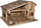Weihnachtskrippe als Bausatz inkl. Dekomaterial und Anleitung, DIY Krippe zum...
