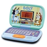 VTech Bluey Lernlaptop – Lerncomputer mit QWERTZ-Tastatur und Inhalten zu Formen,...