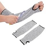 Unterarmschutz 35cm Lang Level 5 Protection Armschoner Verhindern Kratzer Gestrickte...