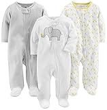 Simple Joys by Carter's Unisex Baby 3-Pack Neutral Sleep and Play Kleinkindschläfer,...