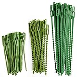 HXC 110 Stück Verstellbarer Pflanzenbinder Kunststoff-Kabelbinder-Set Twist Ties für...