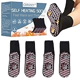 CBROSEY Beheizbare Socken,Heizsocken,Beheizte Socken,Magnetsocken,Selbstheizende...