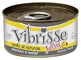Croci Vibrisse Katzenfutter Nassfutter in Gelee Huhn, leckeres Geleefutter, 24 Dosen à 70...