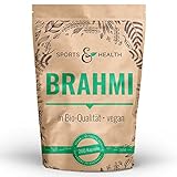 Bio Brahmi Kapseln – 200 Kapseln – Bacopa Monnieri perfekt dosiert – 1000 mg Brahmi...