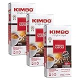 3x Kaffee gemahlen Kimbo Caffé 'Espresso Napoletano', 250 g