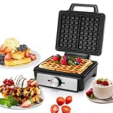 SUPERLEX Waffeleisen Belgische Waffelform, 1600 Watt für 2 Belgische Waffeln mit...