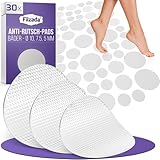 Filzada® 30x Anti Rutsch Badewanne - Set Ø 5-10 cm Rund Transparent - Anti Rutsch Dusche...