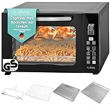 A-Rival Minibackofen mit Umluft | 45+3l - GS-Geprüft, DE | Mini Backofen mit Umluft - 12...