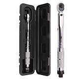 Drehmomentschlüssel Set, 1/4 Zoll Vierkantantrieb 5-25Nm Antrieb Klick Drive Ratsche,...