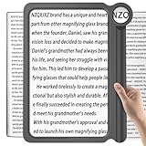 NZQXJXZ 30X 5X Leselupe für Senioren Groß, Große und Leichte Lupe, Bieten Volle...