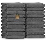NatureMark Gästetücher – 20er Pack (30x50 cm), 100% Baumwolle, Oeko-TEX Zertifiziert,...