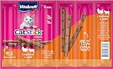 Vitakraft Cat Stick Classic, Katzensnack, fleischige Mini-Sticks, mit Truthahn und Lamm,...
