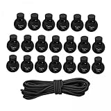 Colcolo 5X 20 Stücke Schnurschlösser Spring Toggle Stopper + 10ft Schnur Stretch String...