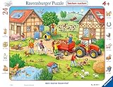 Ravensburger Kinderpuzzle - 06582 Mein Kleiner Bauernhof - Rahmenpuzzle für Kinder ab 4...