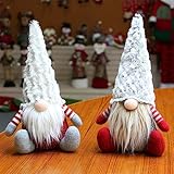 ENLACE Wichtel Weihnachten Deko, 2 Stück Handgemachte Schwedischen...