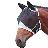 Fliegenmaske Pferd Pferde Fliegenmaske Fliegenhaube Pferde Horse Fly Mask mit...