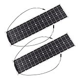 Solarpanel-Set, 100 W Solarpanel, wasserdicht, monokristallines Silizium, hohe...