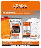 L'Oréal Men Expert Pflegeset gegen müde Haut für Männer, Geschenkset mit...