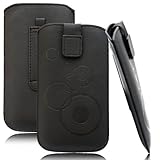 Handytasche Deko für OnePlus 7T Pro, 7T, 7 Pro schwarz Etui mit Gürtelschlaufe...