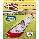Wahu - SUPER SLIDE – Wasserrutsche 7,5 m für Kinder ab 5 Jahren – Wasserspielzeug...