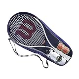 Wilson Tennis Starter-Set Roland Garros Elite 25 Kit, Inkl. Schläger, Trinkflasche, 2...
