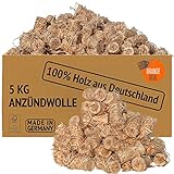 ORANGE DEAL 5 KG Öko Anzünder, Grillanzünder, Ofenanzünder, Anzündwolle aus...