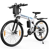 VARUN E Bike, 26 Zoll E-Bike Herren Damen mit 48V Lithium-Akku, 250W Motor MTB,...