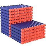 Fulushouxi 150 Stück für Nerf Pfeile Darts, Ersatzpfeile Schaum Munition, Foam...