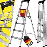 𝐂𝐑𝐀𝐅𝐓𝐅𝐔𝐋𝐋 Alu Stehleiter CF-133B | 𝟑...