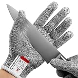 NoCry Schnittsichere Handschuhe – Leistungsfähiger Level 5 Schutz,...