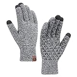 Damen Herren Touchscreen Handschuh Warme Rutschfest Handschuh H-Form Offsetdruck...