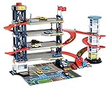 Dickie Toys Parking Garage, Parkgarage, Spielset, Parkhaus, 4 Etagen, Aufzug, 4...