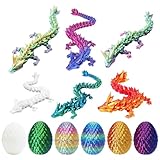 3D-gedruckte Dracheneier, 6er-Set – im Dunkeln leuchtende Osterkörbchenfüller mit...