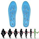 Magnetische Einlegesohlen, 1 Paar Magnetische Massage Einlegesohlen, Orthopädische...