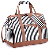 Lekesky Kleine Reisetasche Weekender Damen, Sporttasche mit Schuhfach, Großes...