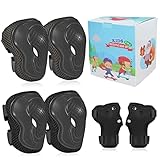 LANOVAGEAR Kinder Protektoren Set Schoner - Inliner Knieschoner Kinder –...