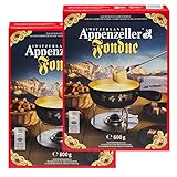 Fondue-Käse 'Appenzeller' - 2x800g würziger, aromatischer Käse aus der Schweiz als...