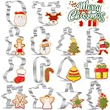 Ausstechformen Weihnachten Ausstecher 14 Stück, Nifogo Ausstechformen für...